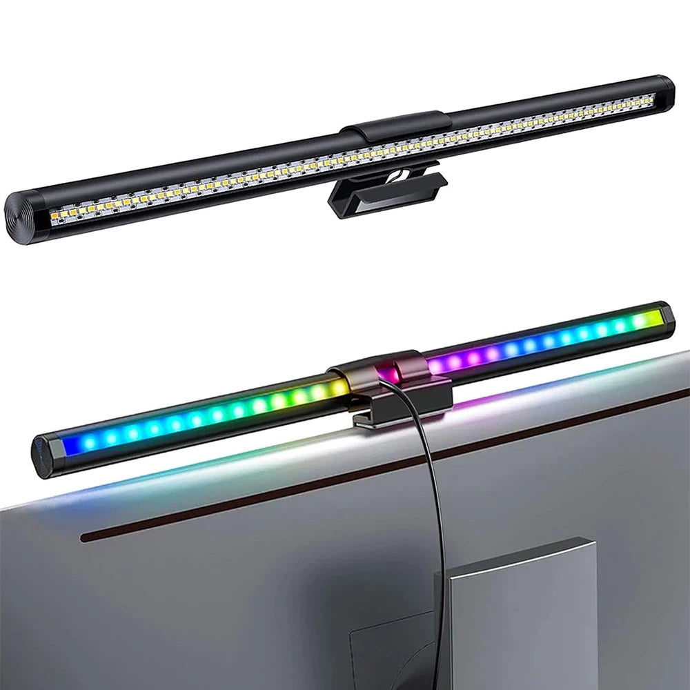 Barre lumineuse à LED RVB Wiscolor, gradation continue, éclairage de soin des yeux, atmosphère de jeu, lampe de bureau, écran d'ordinateur, lumière suspendue