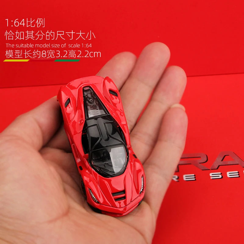 1/64 Simulated Parking Lot Model Classic Static Car Bburago Alloy Diecasting Vehicles Miniature Scene Assembly Display Frame Toy