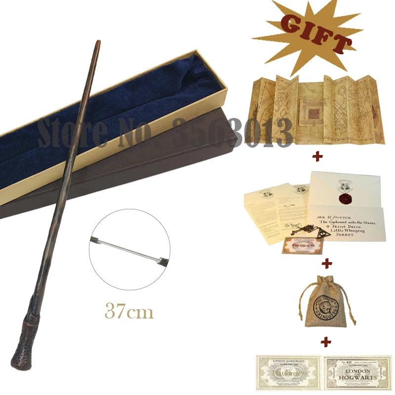 27 Kinds Wands with Map Letter 2 Tickets Necklace Cloth Bag and orginal Box
