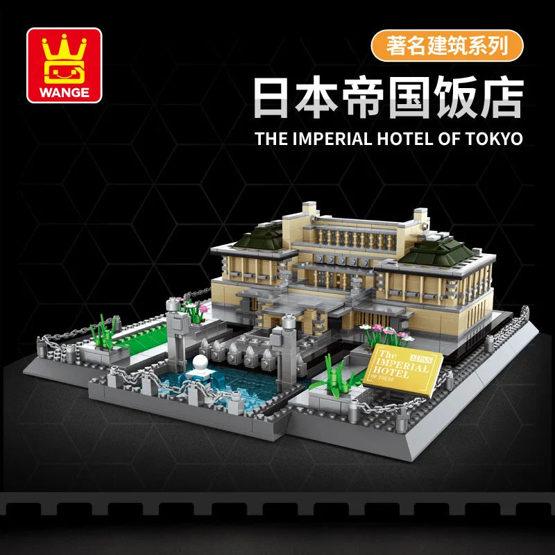 Wange Blocks World Architecture Building Bricks Castle Villa House Big Ben Church DIY Toys for Man Gifts Girl Adult Present