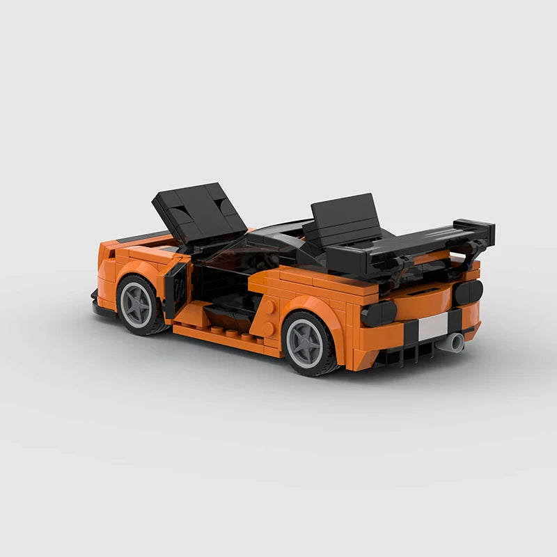 Supercar F1 City Speed Champions Racing Car RX-7 Model Building Blocks MOC Supercar Racers Vehicle Technique Bricks Kids Toys