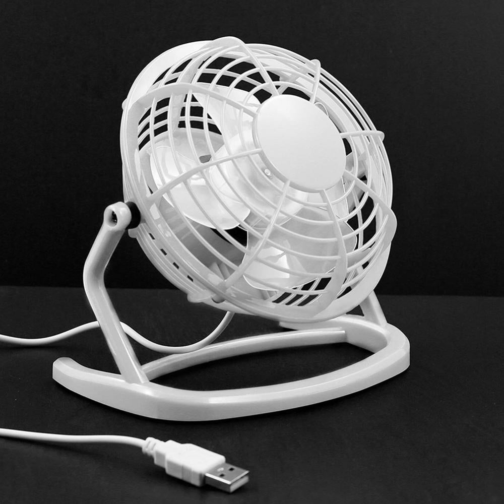 USB Fan Mini Portable USB Powered Desk Table Fan Small Quiet Tablet Computer Cooler