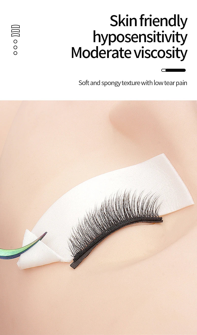 110 piezas/rollo de almohadillas de espuma micro para los ojos, cintas para extensiones de pestañas, accesorios de maquillaje, suministros para levantamiento de pestañas, almohadillas de espuma micro para debajo de las pestañas
