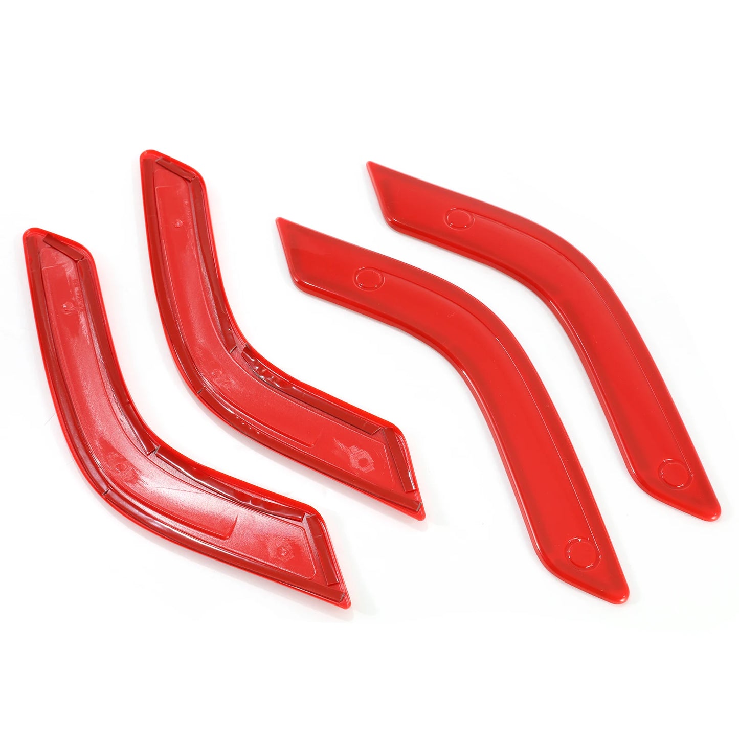 18 piezas de accesorios de decoración para el interior del coche, cubierta embellecedora para Jeep Wrangler JK JKU 2011 2012 2013 2014 2015 2016 2017 4 puertas