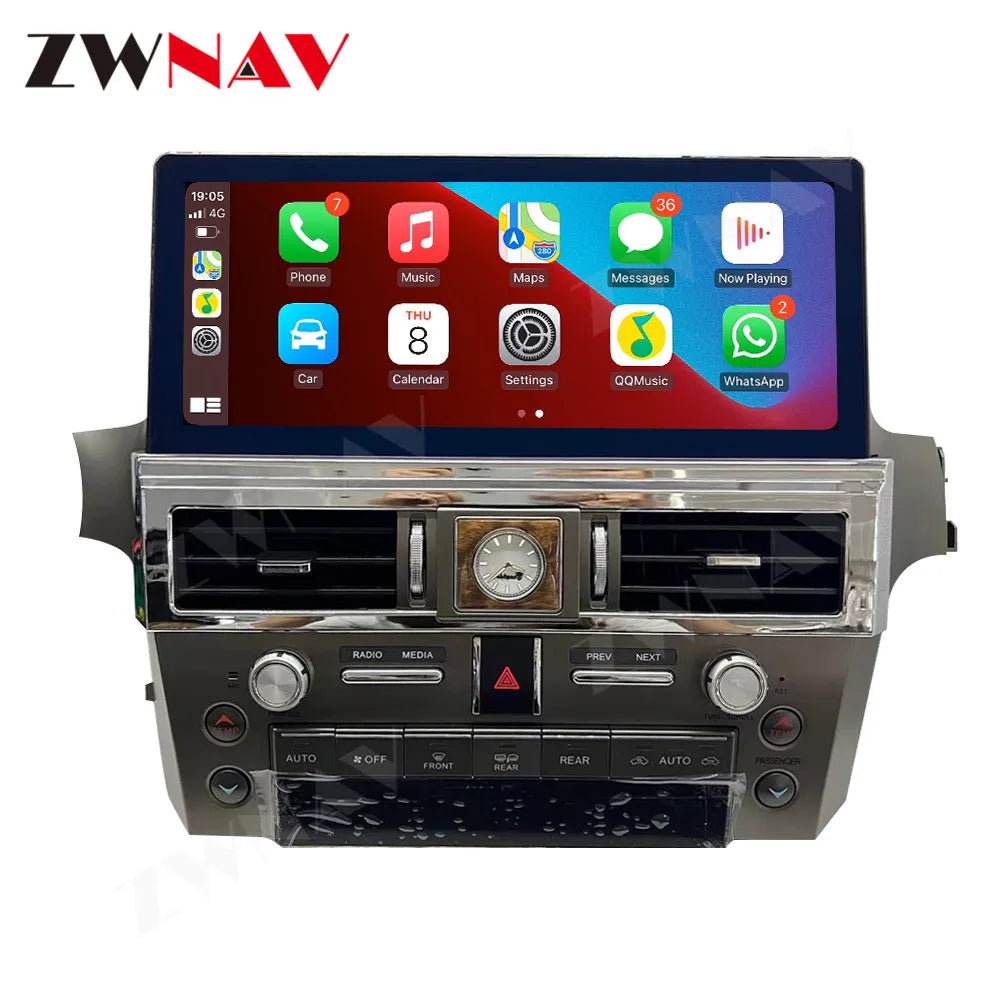 Radio para coche Android con pantalla IPS HD de 12,3" para Lexus GX460 GX400 2010-2020, reproductor multimedia, autorradio, navegación GPS, unidad principal 2 Din