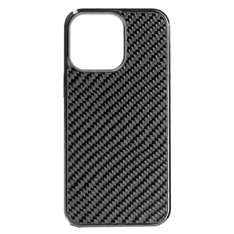 Cool Luxury Gloss Authentic Carbon Fiber Armor Phone Case for IPhone 16 15 14 13 12 11 Pro Xs Max Mini Plus Celulares Hard Funda