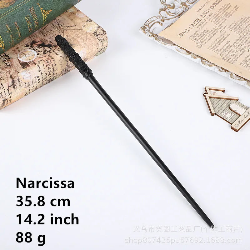 36 Styles Harry Magic Wand Resin Material Built in Steel Core Dumbledore Staff Cosplay Voldemort Props Christmas Gift Kid