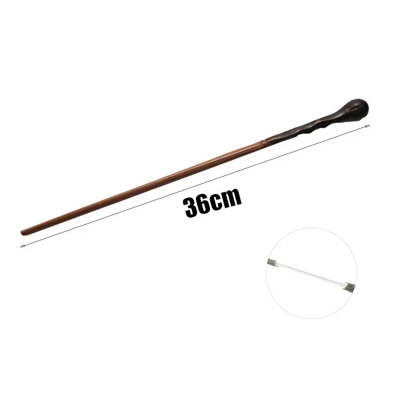 27Pcs Anime Cosplay Show Metal Core Magic Wand Children Decoration Toy Accessories For Kids Bacchetta Di Plastic Magic Stick