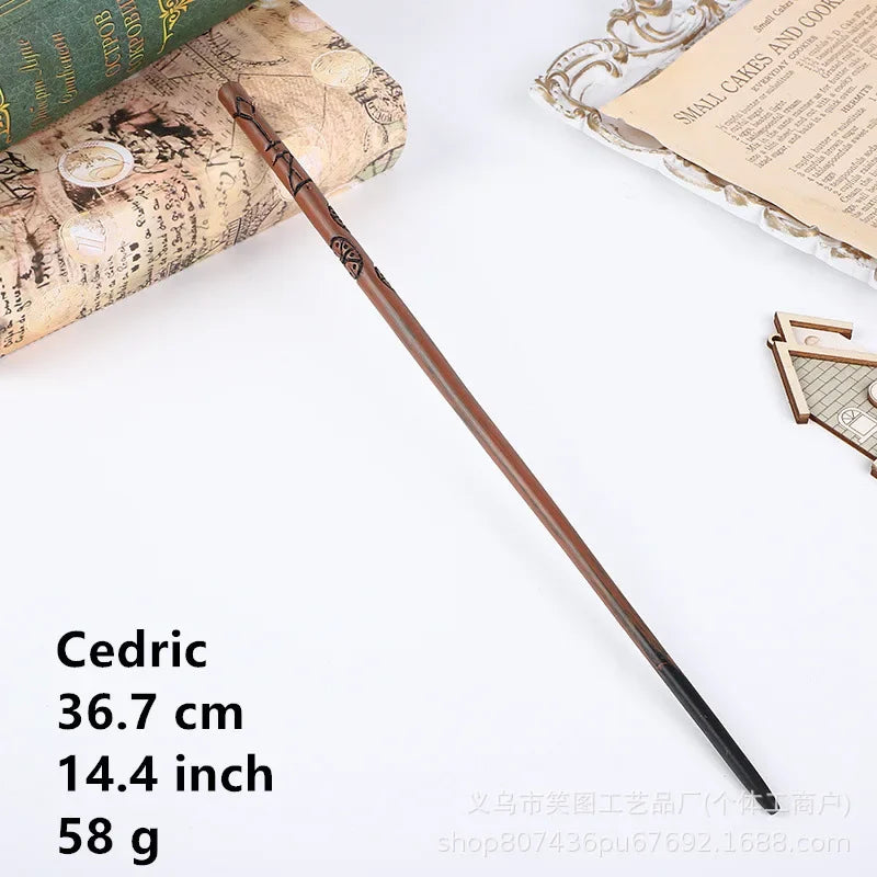 36 Styles Harry Magic Wand Resin Material Built in Steel Core Dumbledore Staff Cosplay Voldemort Props Christmas Gift Kid