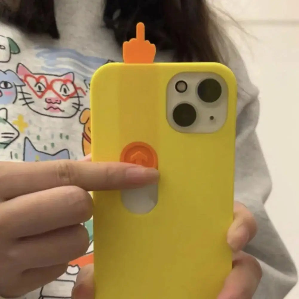 3d Printed Middle Sliding Finger Sliding Phone , Gifts 3d , Sliding Funny New Year Phone Spoof , Finger Phone Q4w0