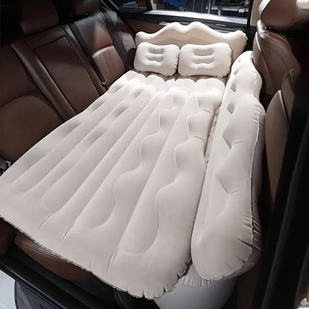 Cama inflable portátil para viajes en automóvil de 174*126 cm, colchón para acampar al aire libre, colchón de aire plegable trasero para automóvil, accesorios para automóvil