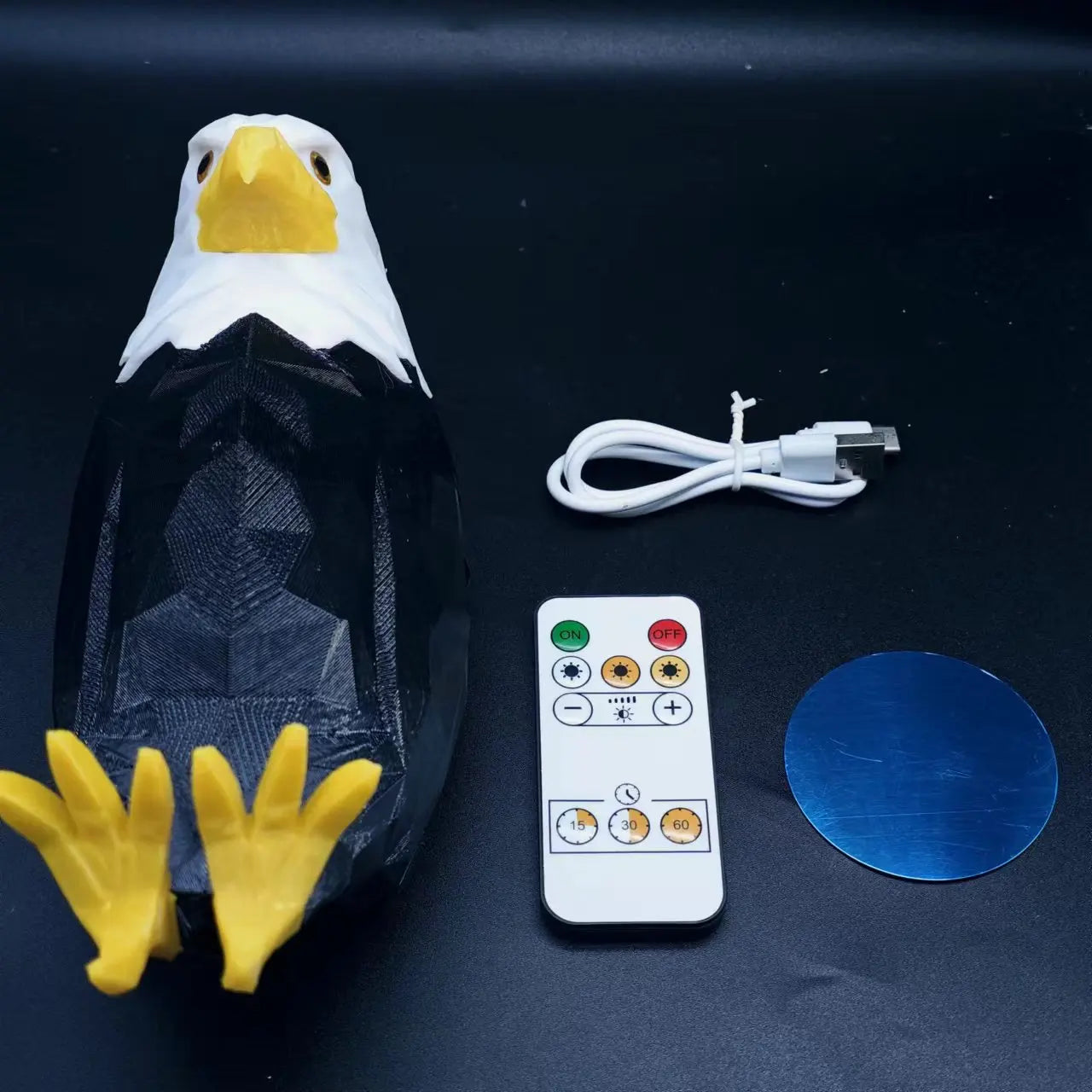 Lámpara de pared navideña con forma de búho y águila, proyector moderno y creativo, luz LED de pared con control remoto y ahorro de energía para Halloween