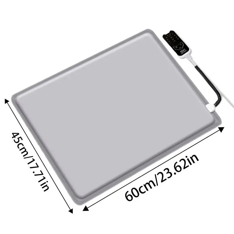 Pet Heating Pad Electrical Mat Cat Dog Waterproof Heating Pad Indoor Animals Even Heating Beddings For Cold Weather Warm Keeping