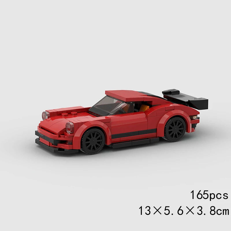 Racing Car City Speed Champions Sports Model Building Blocks DIY Bricks MOC Toy Classic Rally Super Racers Vehicle f1 technique