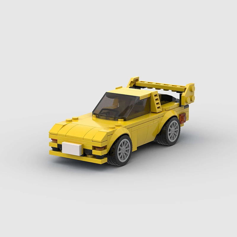 Supercar F1 City Speed Champions Racing Car RX-7 Model Building Blocks MOC Supercar Racers Vehicle Technique Bricks Kids Toys