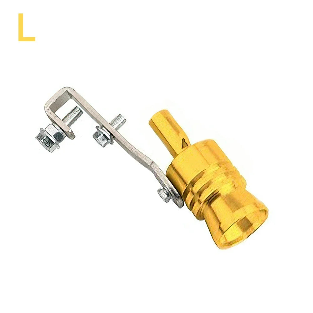 1 pieza de silbato de turbina modificado para automóvil, silbato de tubo de escape, silbato de imitación para motocicleta, silbato amplificador de sonido de escape de turbina