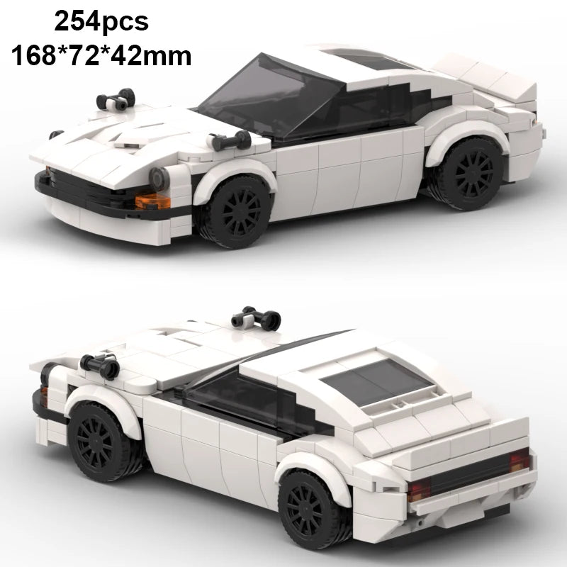 Technical Car City Speed Champion Sports MOC Ideas Creative Racing Car Building Blocks Garage Carro Rennau Voiture Vehicle Toys