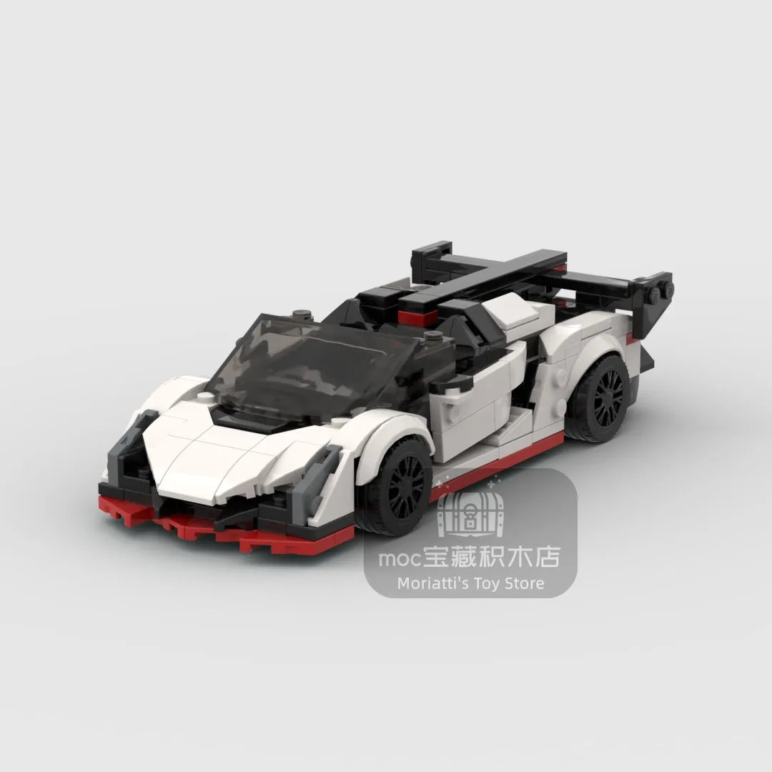 2022 Hot MOC Speed City Car Champion Racer Classic Supercar Building Blocks Brick Racing Super Technique Creative Garage DIY Set
