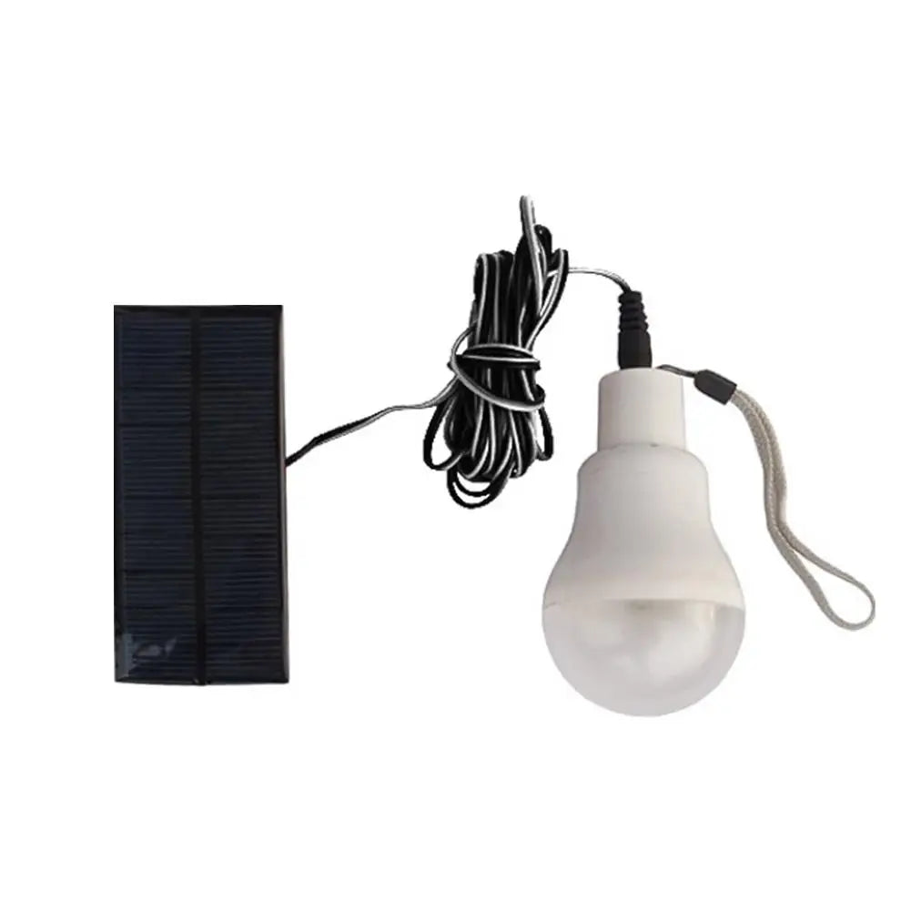 1pc LED Solar Lamp Bulb Waterproof Remote Portable Solar Garden Hanging Light For Outdoor Hiking Fishing Emergency Lighting