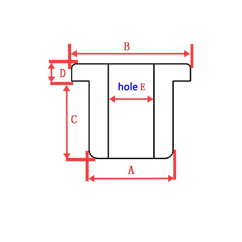 5-50mm Through Hole Silicone Rubber Wiring Grommets Round Blanking O-ring Gasket Computer Desk Cable Grommets Outlet Ring Coil