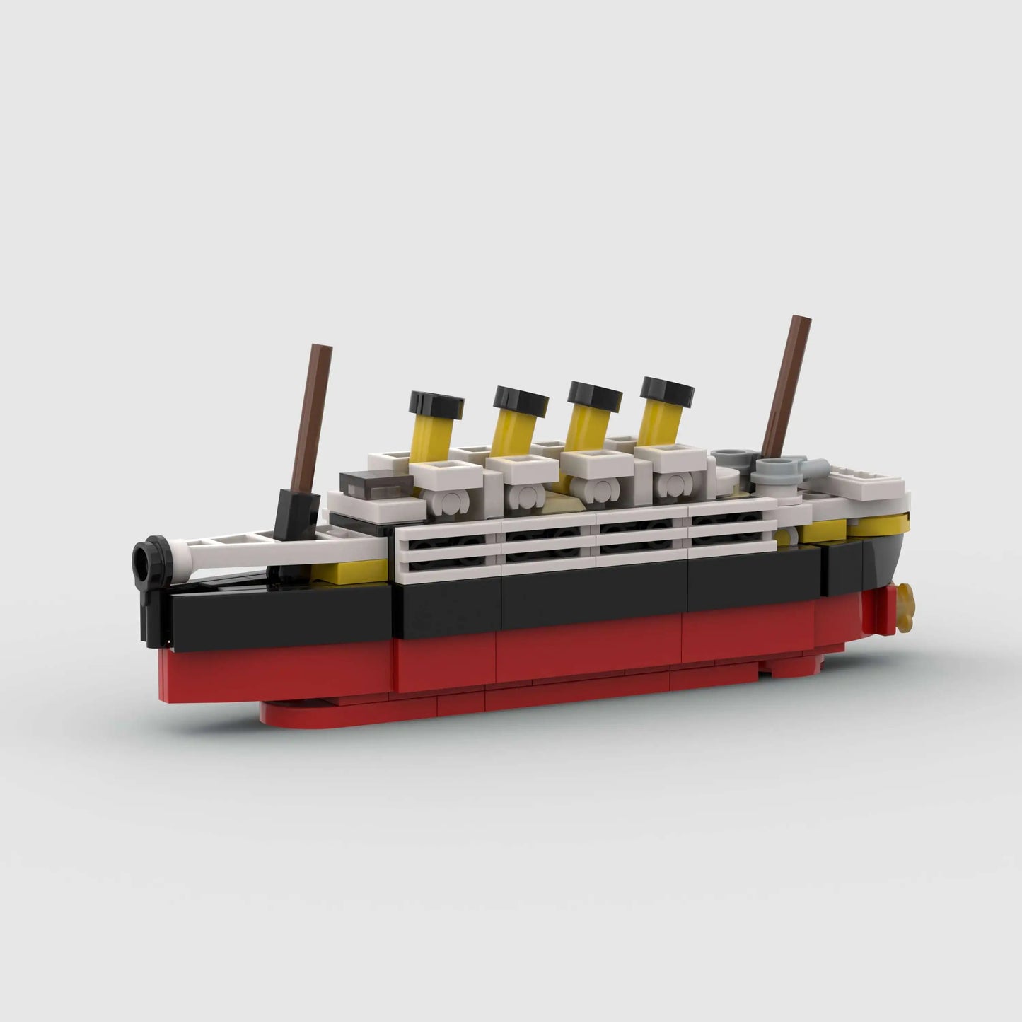 Titanic Break In Half RMS Cruise Sank Building Blocks Moc Ship Boat 3D Plastic Model DIY Steamboat Gifts Kids Toys City Movie