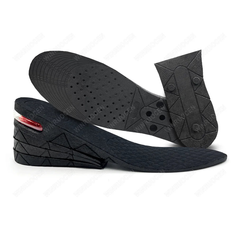 3-9cm Height Increase Insoles for Men Women Elevator Shoes Cushion Unisex Sneakers Heel Lifting Insert Heighten Insoles