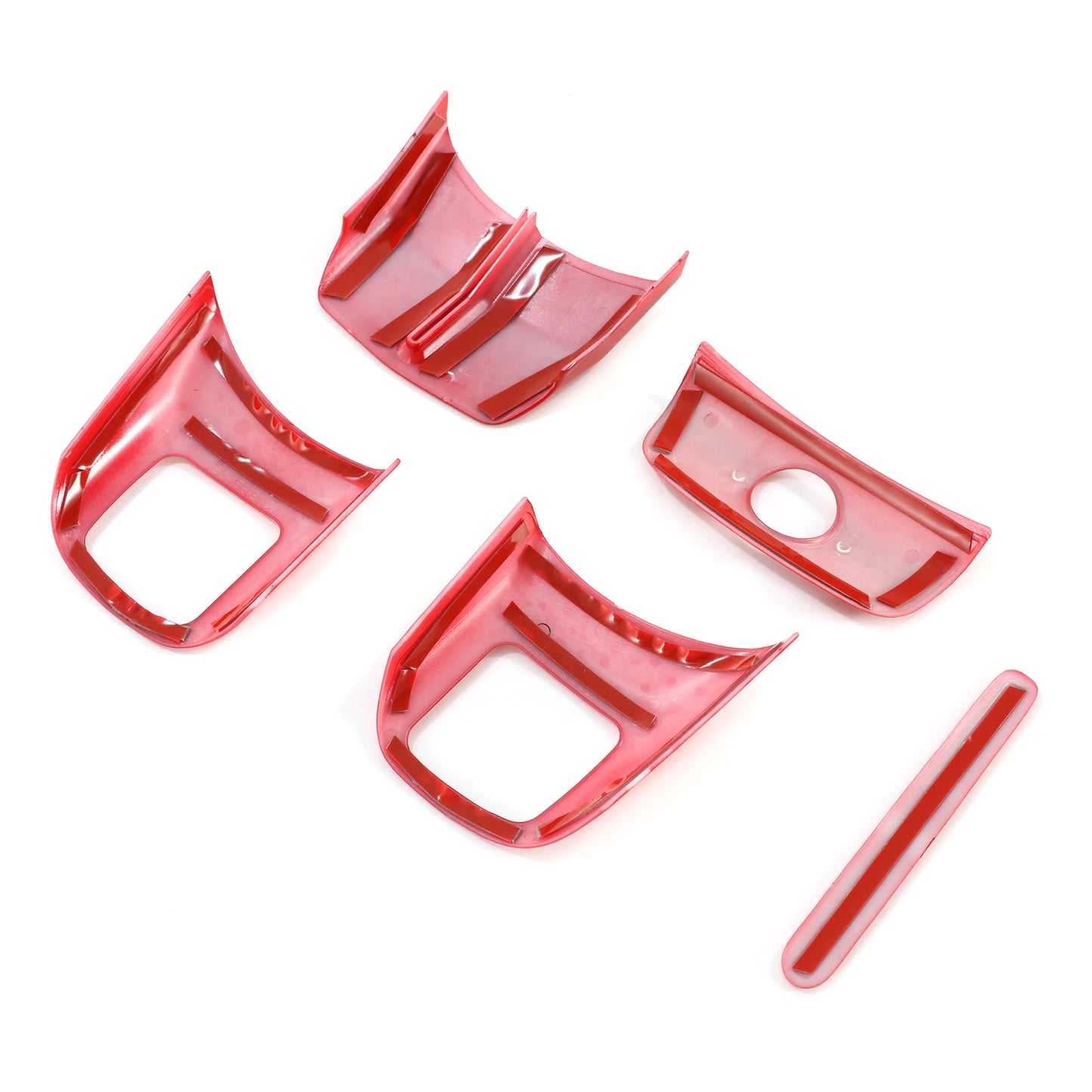 18 piezas de accesorios de decoración para el interior del coche, cubierta embellecedora para Jeep Wrangler JK JKU 2011 2012 2013 2014 2015 2016 2017 4 puertas