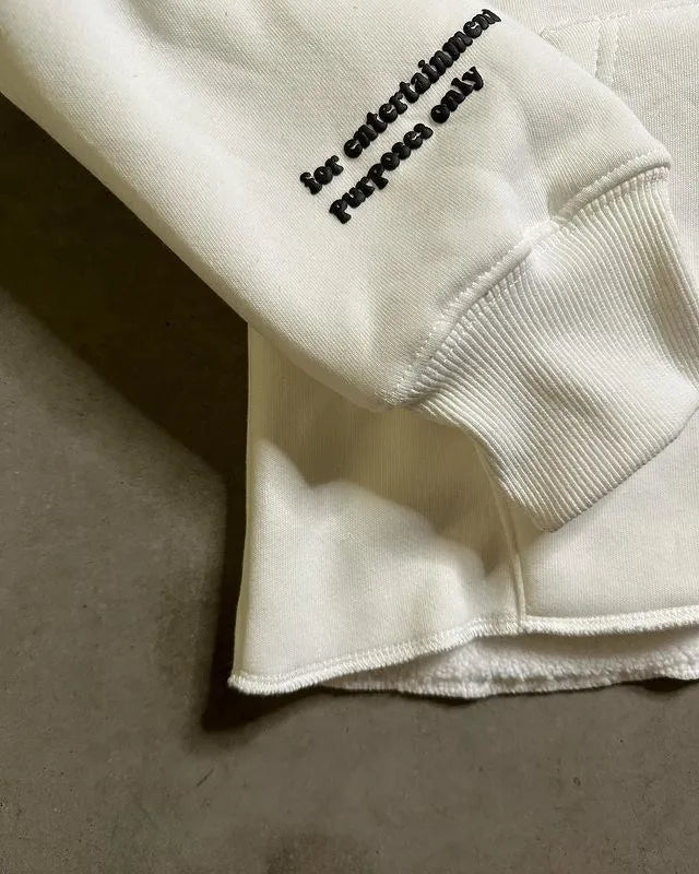 Sudadera con capucha para hombre y mujer, estilo hip hop, con estampado gráfico de letras, estilo Y2K, de gran tamaño, estilo Harajuku, chaqueta gótica, abrigos, ropa
