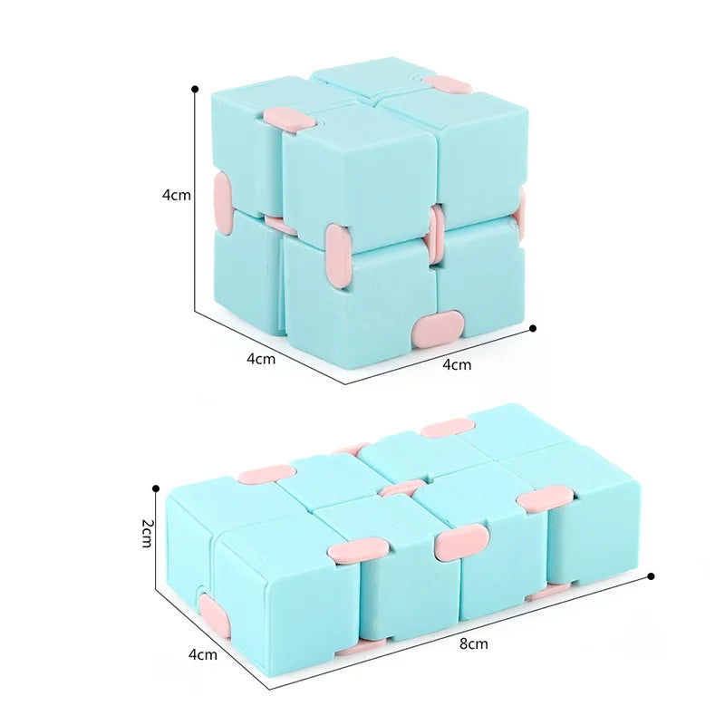 Starry Sky Infinity Cube Square Puzzle Toys Relieve Stress Hand Game Four Corner Maze Toys Children Adult Decompression fidget