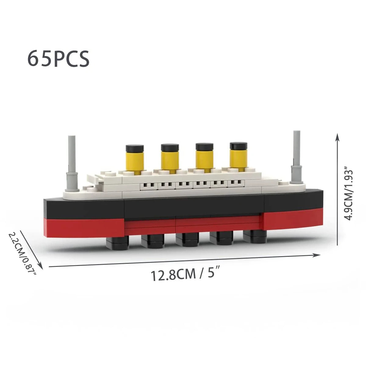 Titanic Break In Half RMS Cruise Sank Building Blocks Moc Ship Boat 3D Plastic Model DIY Steamboat Gifts Kids Toys City Movie
