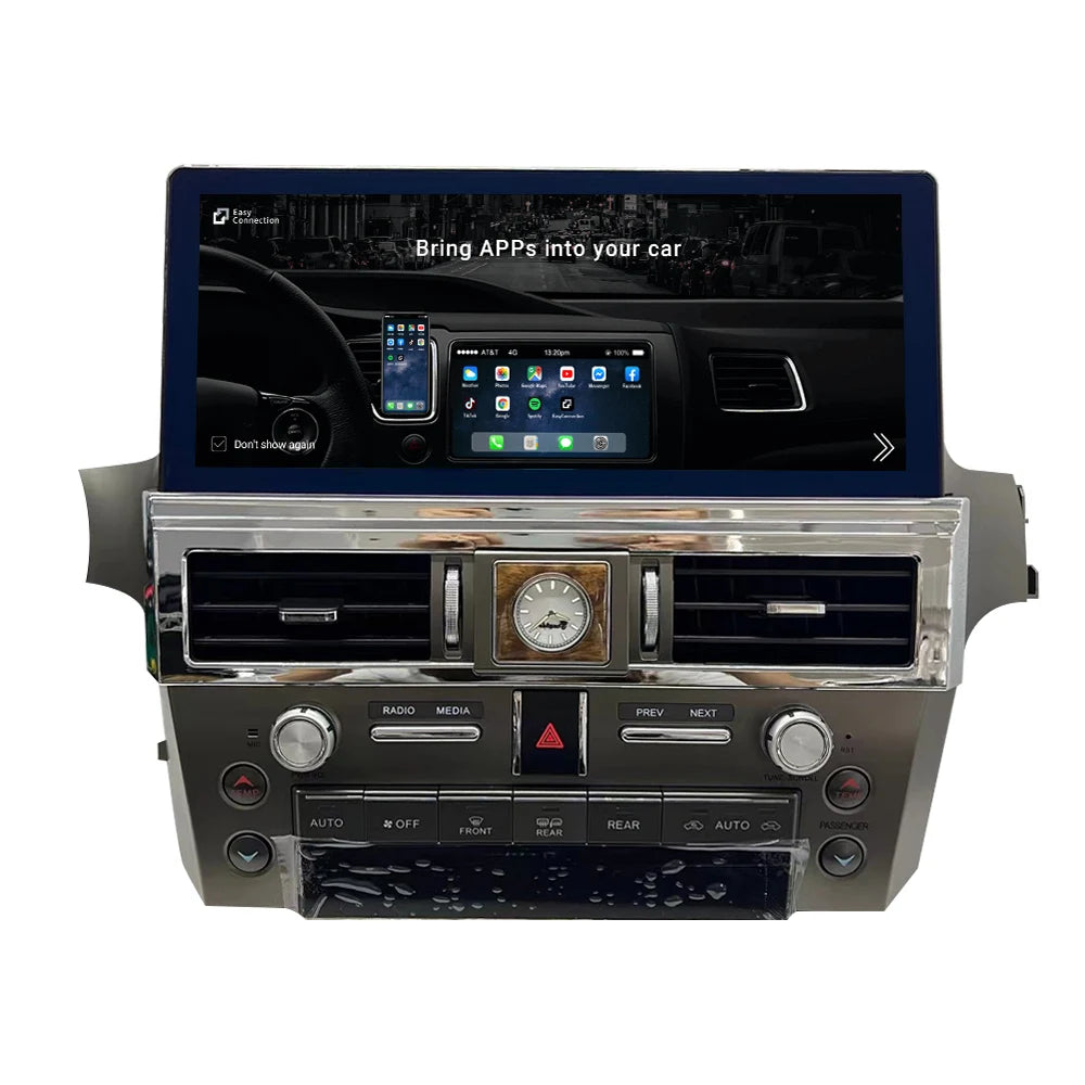 Android For Lexus GX400 GX460 2010-2020 Car Radio 8+256GB Multimedia Player Recorder 12.3" Touch Screen Head Unit Carplay Navi