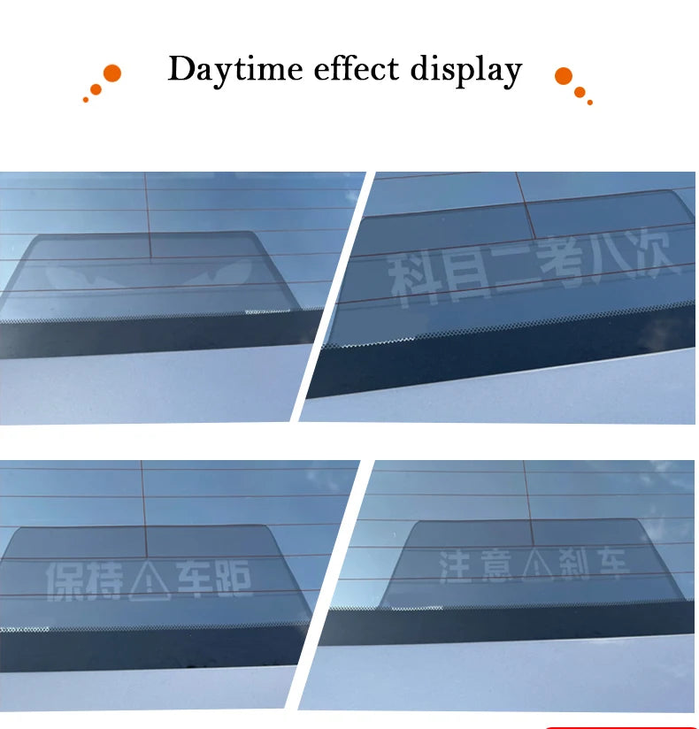 For Lexus ES Car Brake Light Sticker Brake Light Projection Board Cool Exterior Rear windshield Stickers Car Tuning Supplies