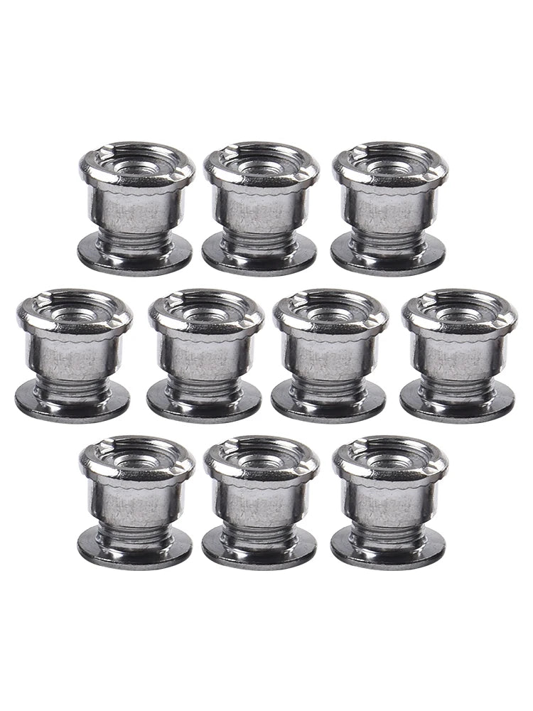10 piezas de pernos para bielas de bicicleta, pernos simples, dobles y triples, tornillos de acero para platos y platos, tornillos para platos y tuercas, accesorios para bicicletas