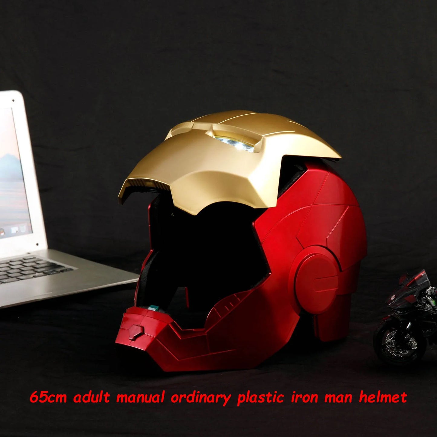 2024 New 1:1 Marvel Iron Man Mk5 Electric Helmet Multi-piece Opening And Closing Helmet Voice Control Eyes Model Adult Toy Gifts