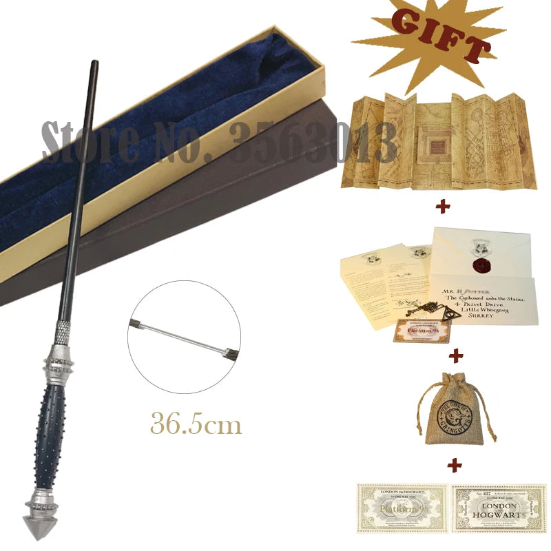 27 Kinds Wands with Map Letter 2 Tickets Necklace Cloth Bag and orginal Box