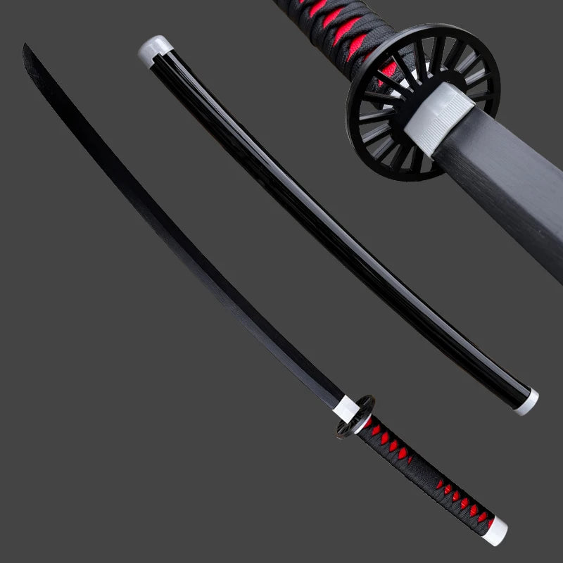 Espada de madera con vaina, accesorios de estilo antiguo, espada de madera, guerrero, juego de rol, anime, modelo de arma de espada de cosplay, espada de madera