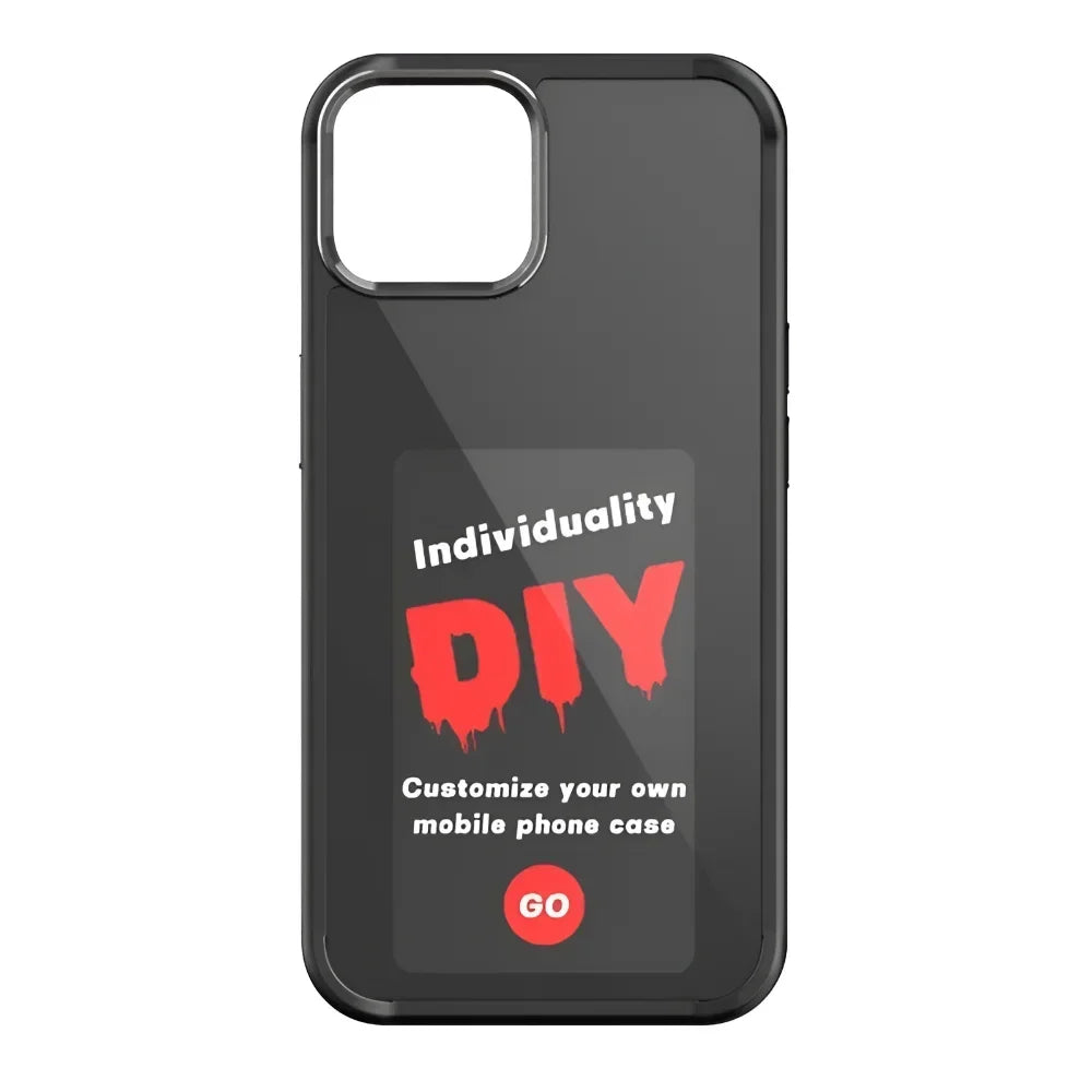 NFC Function Phone Case 3.7 Inches Screen Display Mob for IPhone 13 14 15 Wireless Transmission Screen Projection Phone Case