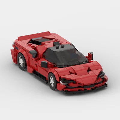 2022 Hot MOC City Car Speed Champion Supercar Sports Racing Car Moc Diy Building Blocks Set Educational Toys For Childern Boy