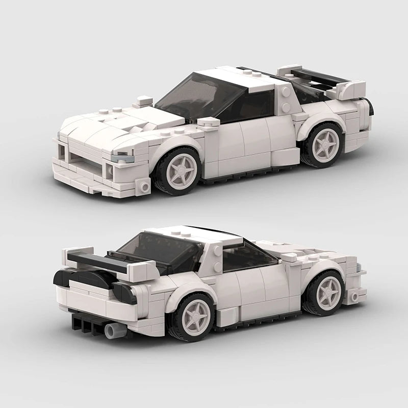 Supercar F1 City Speed Champions Racing Car RX-7 Model Building Blocks MOC Supercar Racers Vehicle Technique Bricks Kids Toys