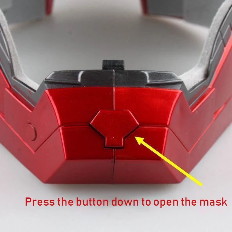 2024 New 1:1 Marvel Iron Man Mk5 Electric Helmet Multi-piece Opening And Closing Helmet Voice Control Eyes Model Adult Toy Gifts