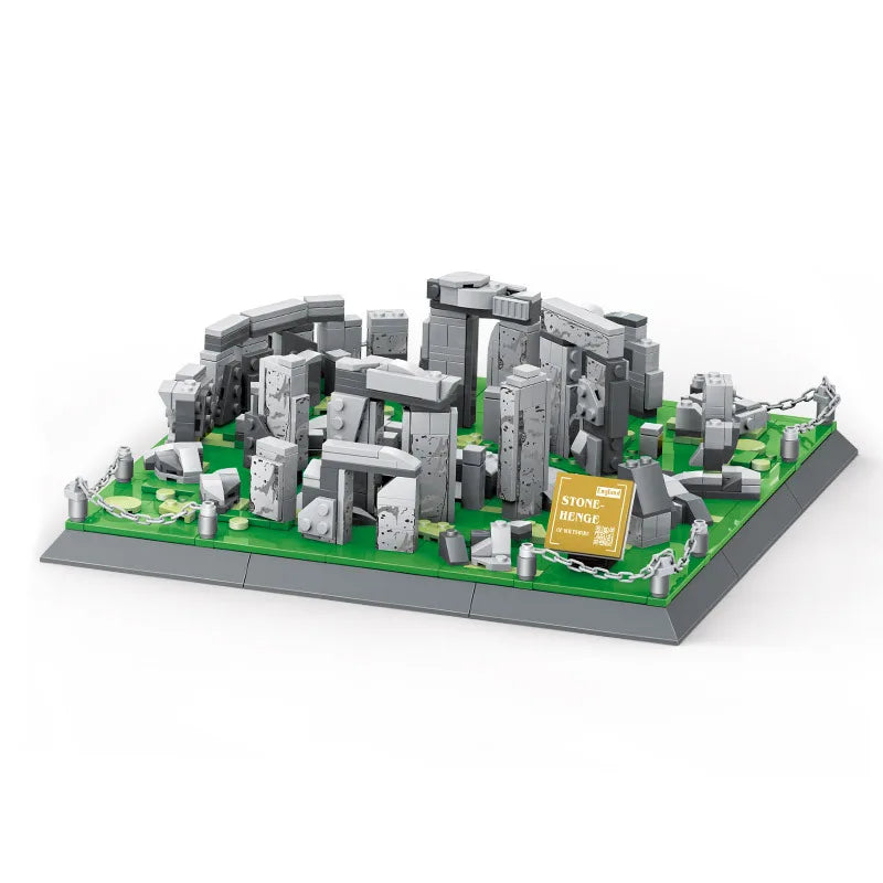 Wange Blocks World Architecture Building Bricks Trevi Fountain Model Pyramid Educational Toys for Children Gifts 4210-4224