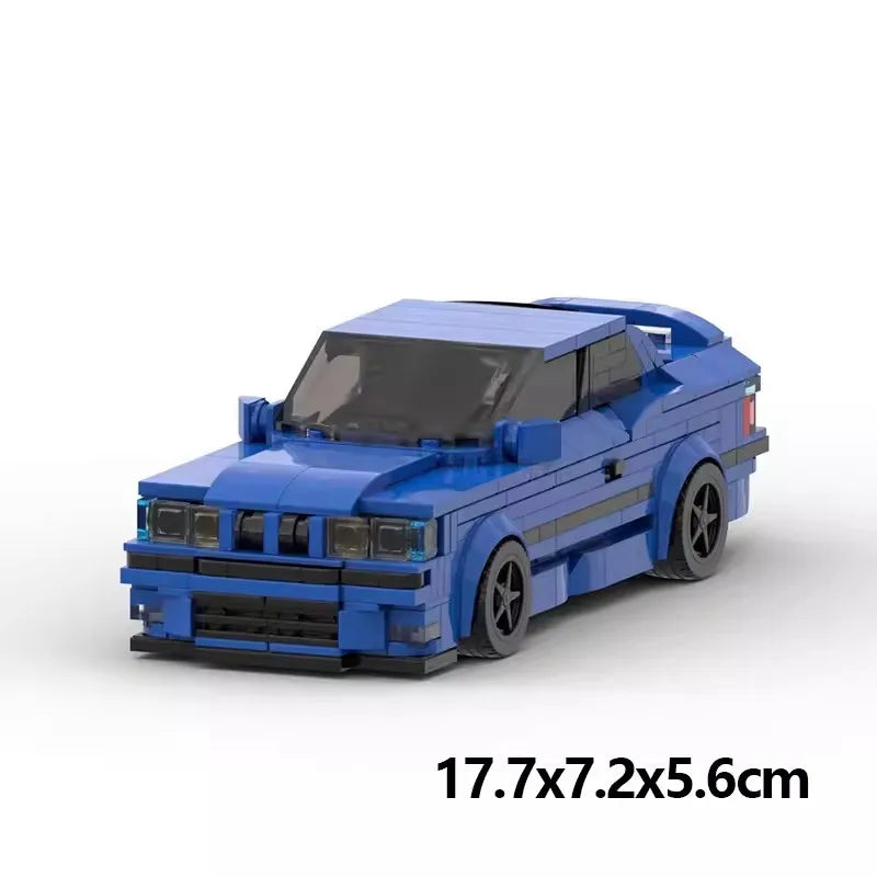 Bricklink Technical Car City Speed Champions M3 E30 E36 E46 GTR 635CSi 850CSi Vehicles Sets Building Blocks Toys Children Gift