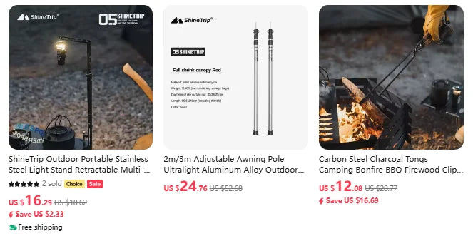 BLACK DOG Tool Storage Folding Camping Edc Multifunctional Tool Table Technological Gatgets Travel Multi-purpose Tool Telescopic