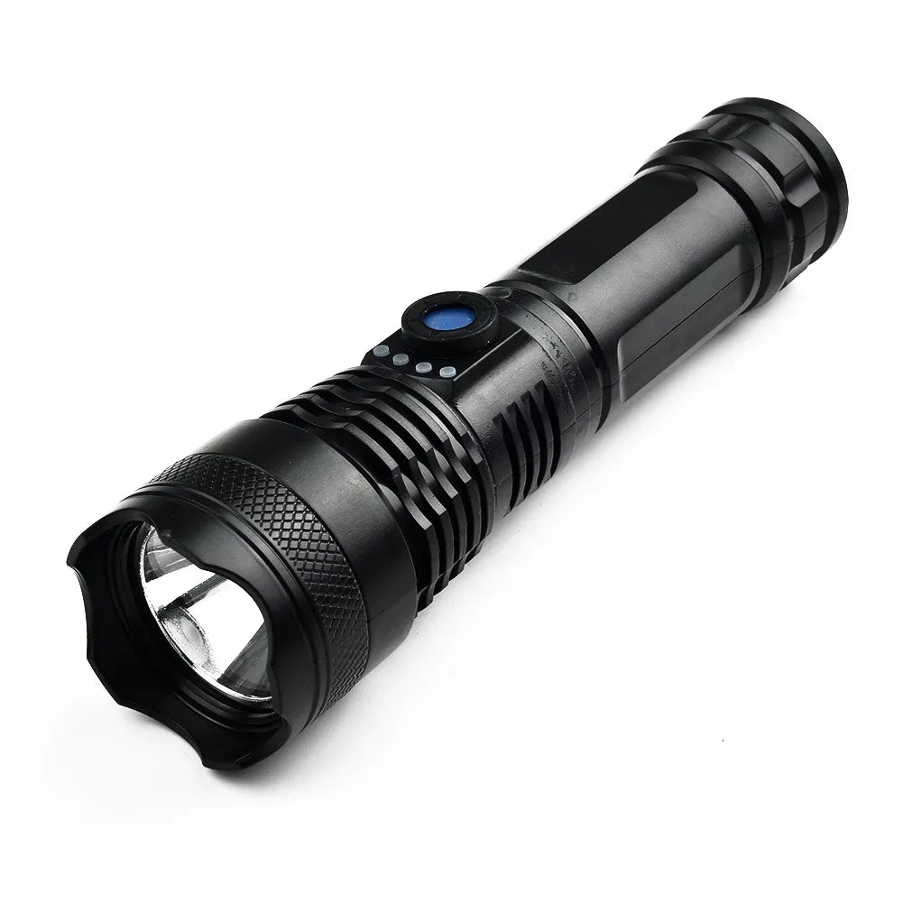 Super Bright LED Scuba Diving Flashlight P50 Underwater Waterproof UCB Rechargeable-Tactical Torch Lamp Spearfishing Lantern