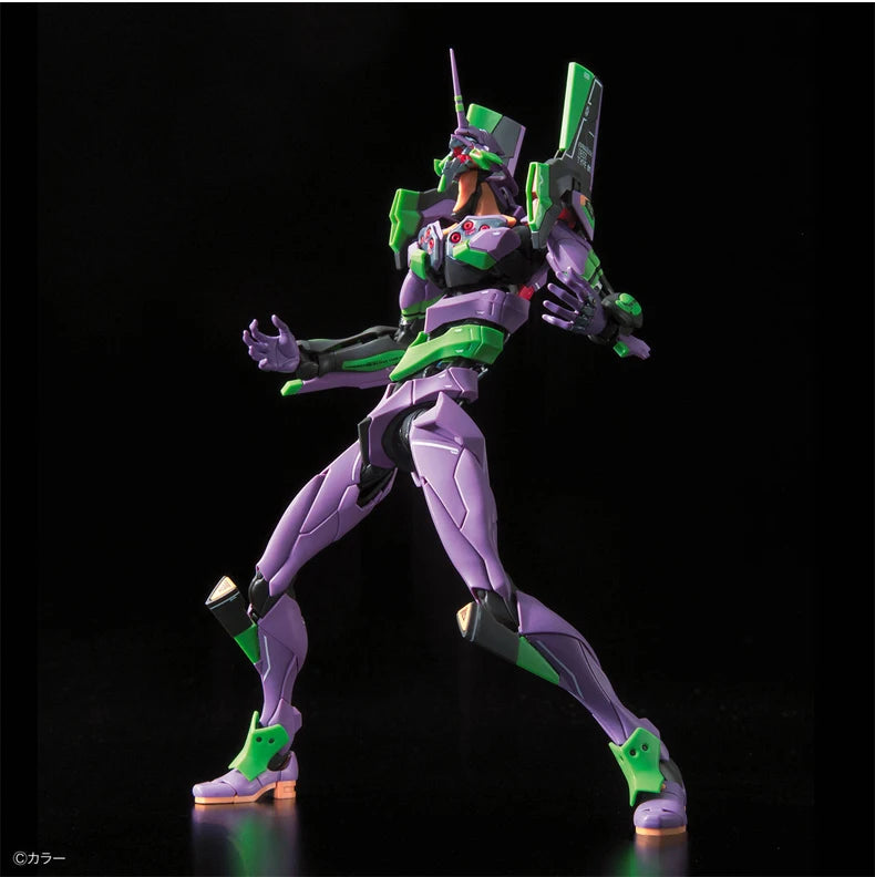 Original Genuine RG EVANGELION UNIT-00 -01 -02 -03 -04 -06 -08 Bandai Anime Model Toys Action Figure Gifts Collectible Ornaments