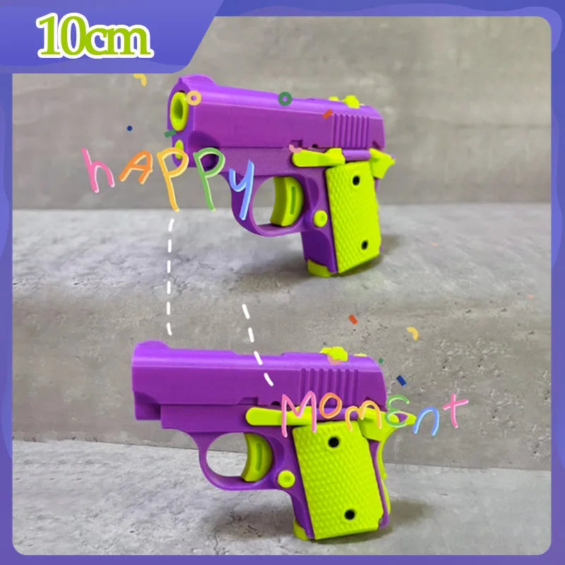 3D Gravity Knife Baby 1911 Edc Toy Gun Model Cannot Shoot 3D Printing Fidget Toy For Kids Adults Boys Birthday Gifts