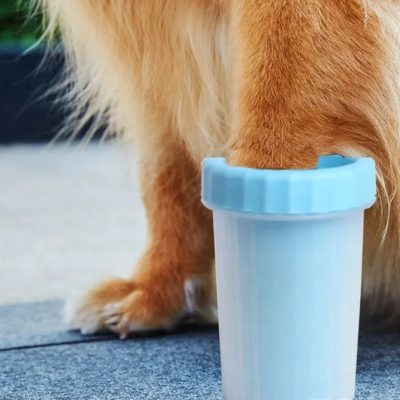 1pc Dog Foot Wash Artifact Cat Puppy Foot Cup Wash Paw Cleaning Free Scrub Automatic Foot Wash Pet Cup
