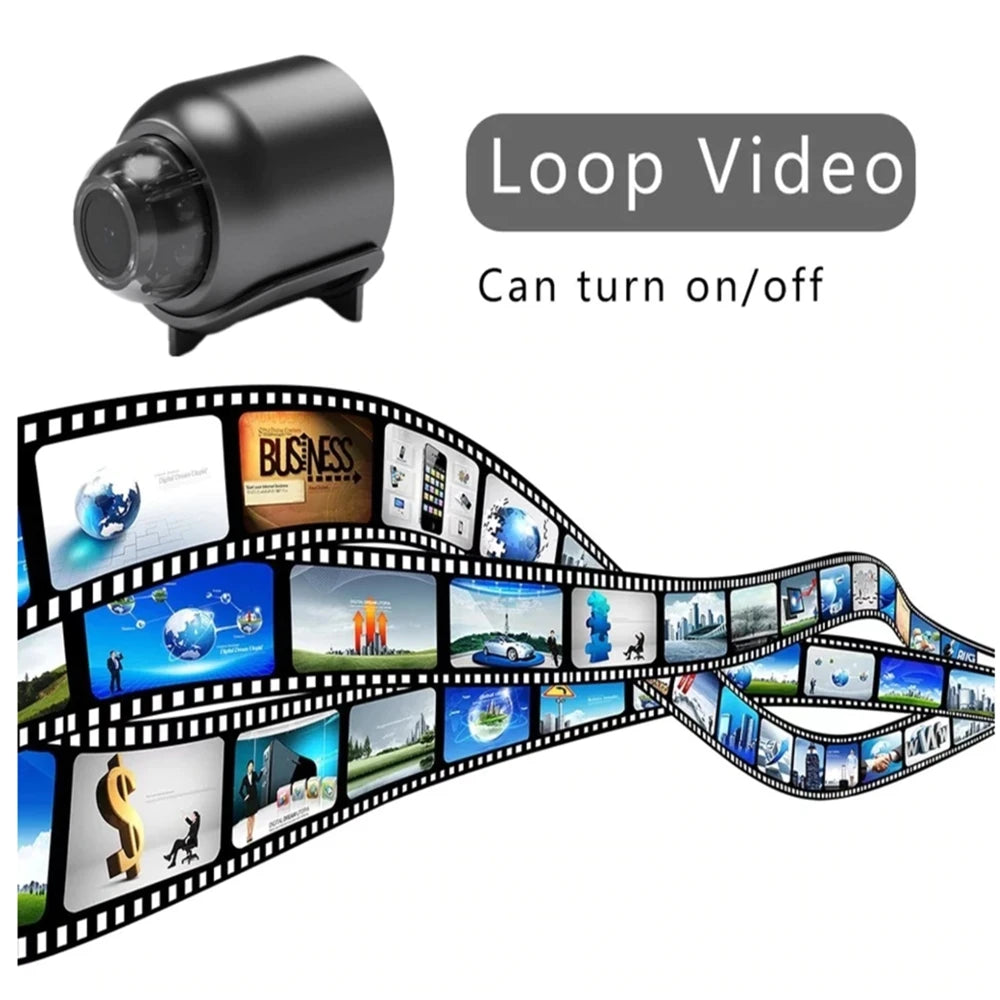 Mini caméra HD 1080P sans fil WiFi Baby Monitor Sécurité intérieure Surveillance Vision nocturne Caméscope Enregistreur audio vidéo