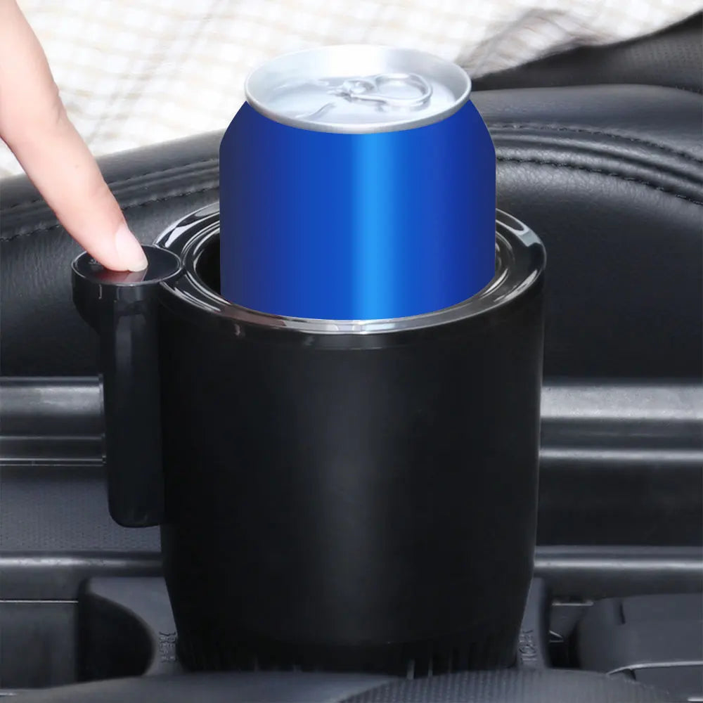 Portavasos para coche con pantalla táctil de 12 V, para bebidas frías y calientes, con pantalla digital inteligente, para el hogar, para acampar y viajar