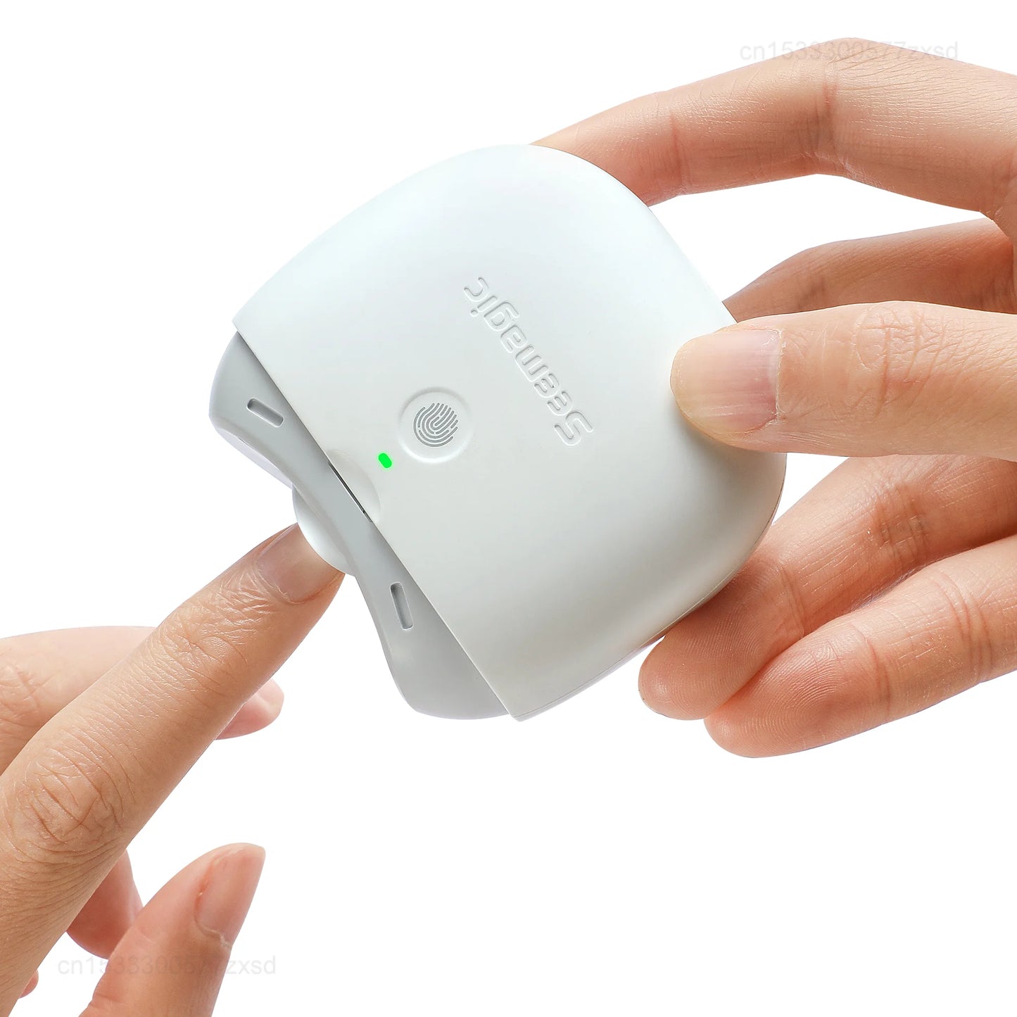 Cortauñas automático eléctrico Youpin, ligero, seguro para el hogar, rápido, luz LED, herramientas portátiles para el cuidado de las uñas de bajo decibelio